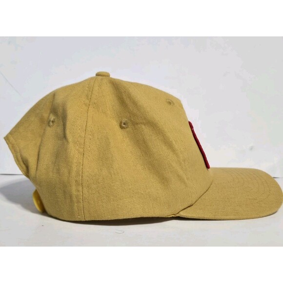 Seager Company Snapback Yellow Patch Classic Grit Western Wear Hemp Hat - Picture 6 of 8